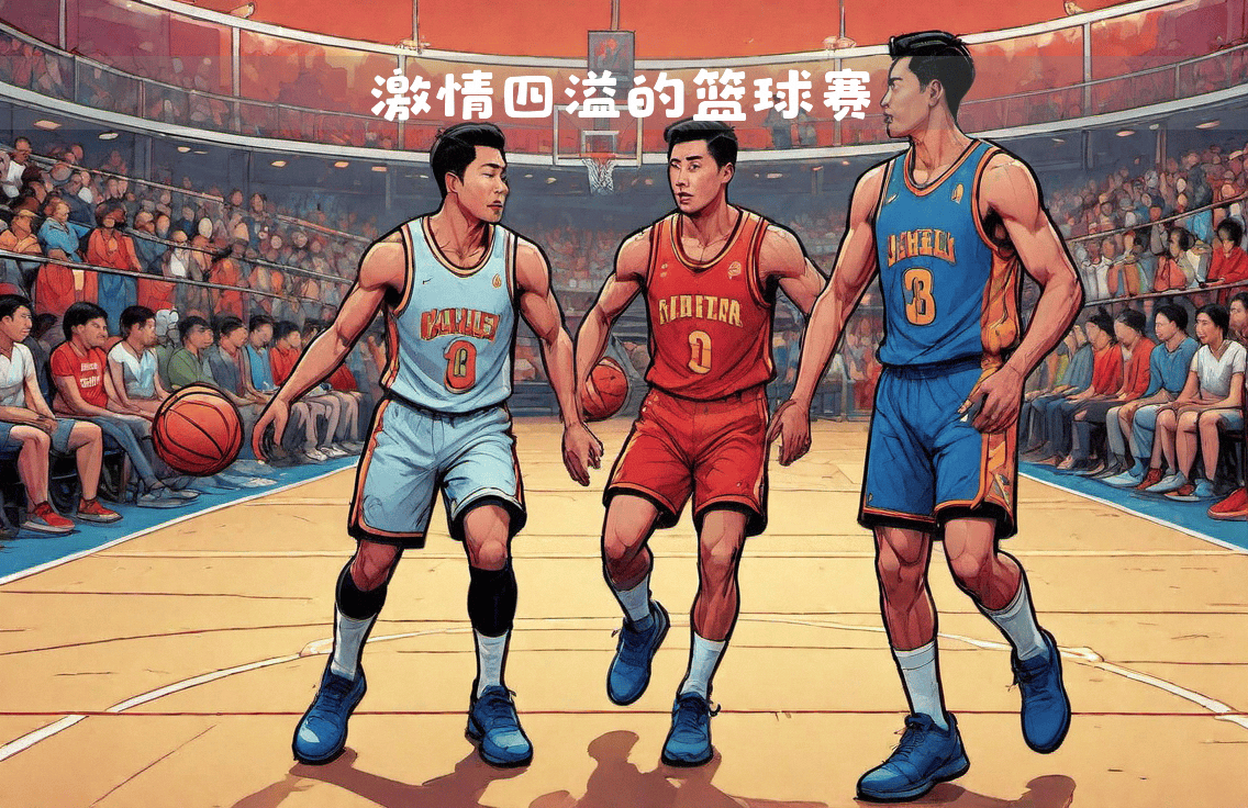关于篮球赛场上充满激情，球员们为了胜利不懈努力的信息